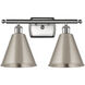 Ballston Cone 2 Light 18 inch Brushed Satin Nickel Bath Vanity Light Wall Light