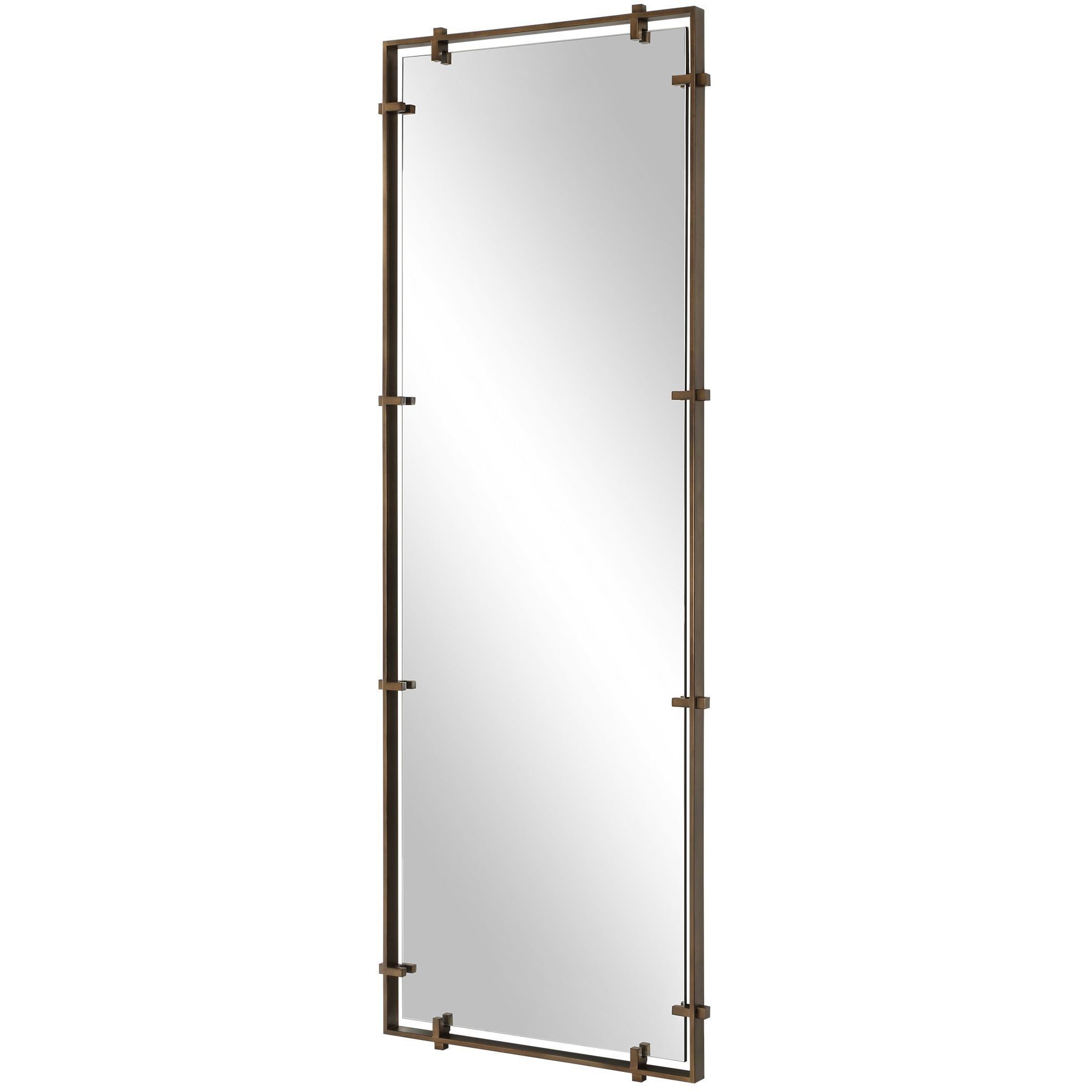 Hann 74.75 X 27.13 inch Dark Bronze Full Length Mirror