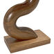 Asclepius Dark Walnut Decor Accessory