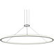 Luna LED 62 inch Satin Black Pendant Ceiling Light