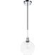 Emett 1 Light 8 inch Chrome Pendant Ceiling Light