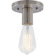 Auralume Karima 1 Light 4.63 inch Brushed Satin Nickel Flush Mount Ceiling Light