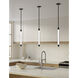Verto LED 3 inch Dark Matte Black Pendant Ceiling Light