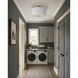 Bongo 3 Light 18 inch Satin Nickel Semi-Flush Mount Ceiling Light