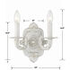 Paris Market Sconce Wall Light in Antique White