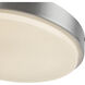 Bailey 11 inch Brushed Nickel Exterior Ceiling