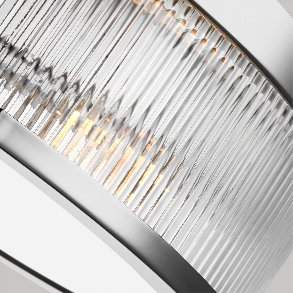 C&M by Chapman & Myers Geneva 2 Light 14 inch Polished Nickel Flush Mount Ceiling Light