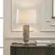 Vale 28.38 inch 150 watt Gray Wash with Warm Beige and Earthy Brown Table Lamp Portable Light