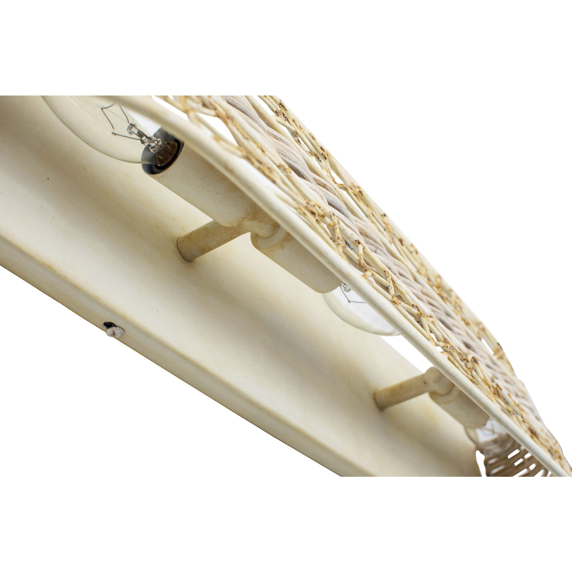 Cayman LED 24 inch Country White Bath Vanity Wall Light