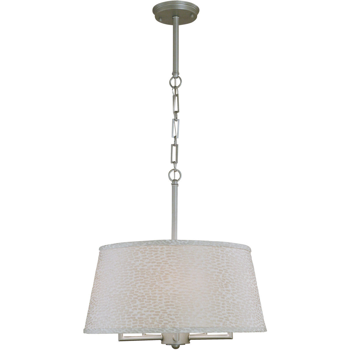 Cosmopolitan 5 Light 18 inch Satin Pewter Dining Chandelier Ceiling Light