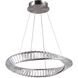 Stella 23.75 inch Satin Nickel Pendant Ceiling Light