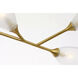 Julie Neill Toscano LED 60.25 inch Gild Branched Linear Chandelier Ceiling Light