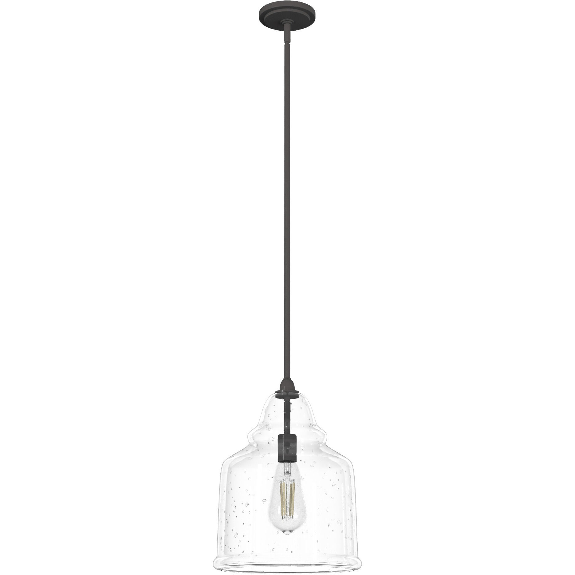 Dunshire 1 Light 12 inch Noble Bronze Pendant Ceiling Light
