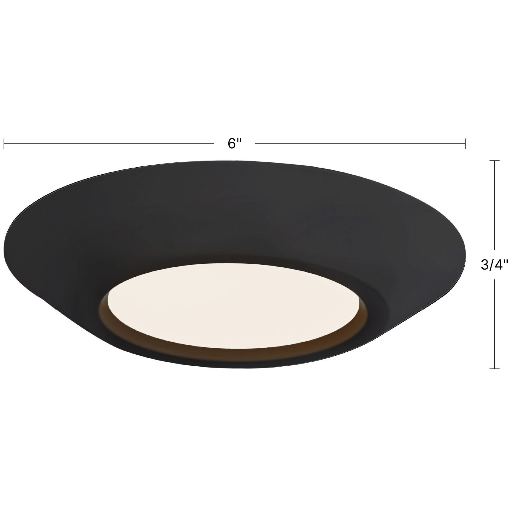 Weylo 6 inch White Flush Mount Ceiling Light