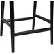 Ronald 28 inch Charcoal Black Counter Stool