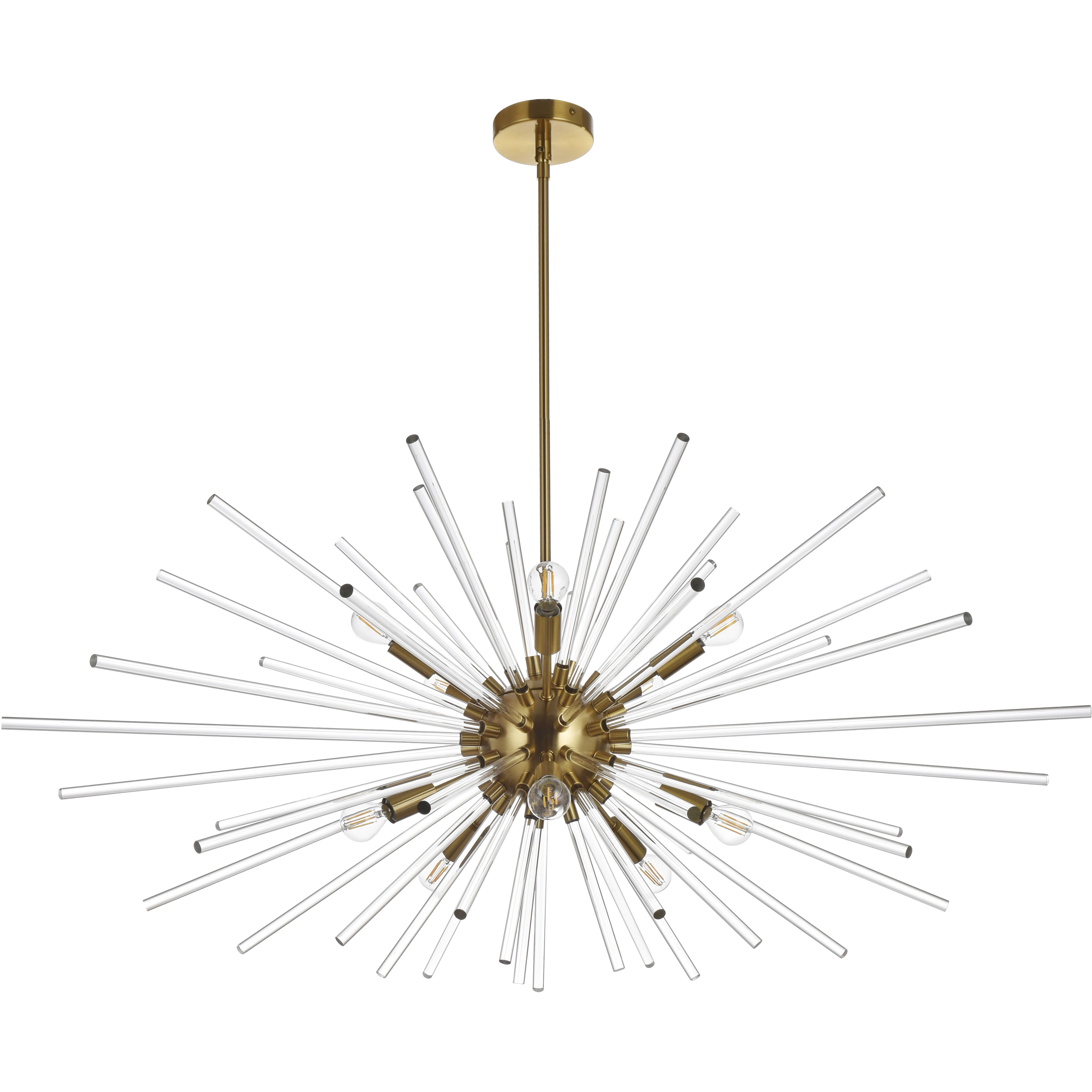 Sienna 10 Light 42 inch Gold Pendant Ceiling Light