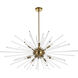 Sienna 10 Light 42 inch Gold Pendant Ceiling Light