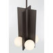 Vestra LED 10.5 inch Dark Bronze Pendant Ceiling Light