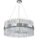 Canada LED 31.4 inch Chrome Chandelier Ceiling Light