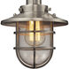 Seaport Sconce Wall Light in Satin Nickel