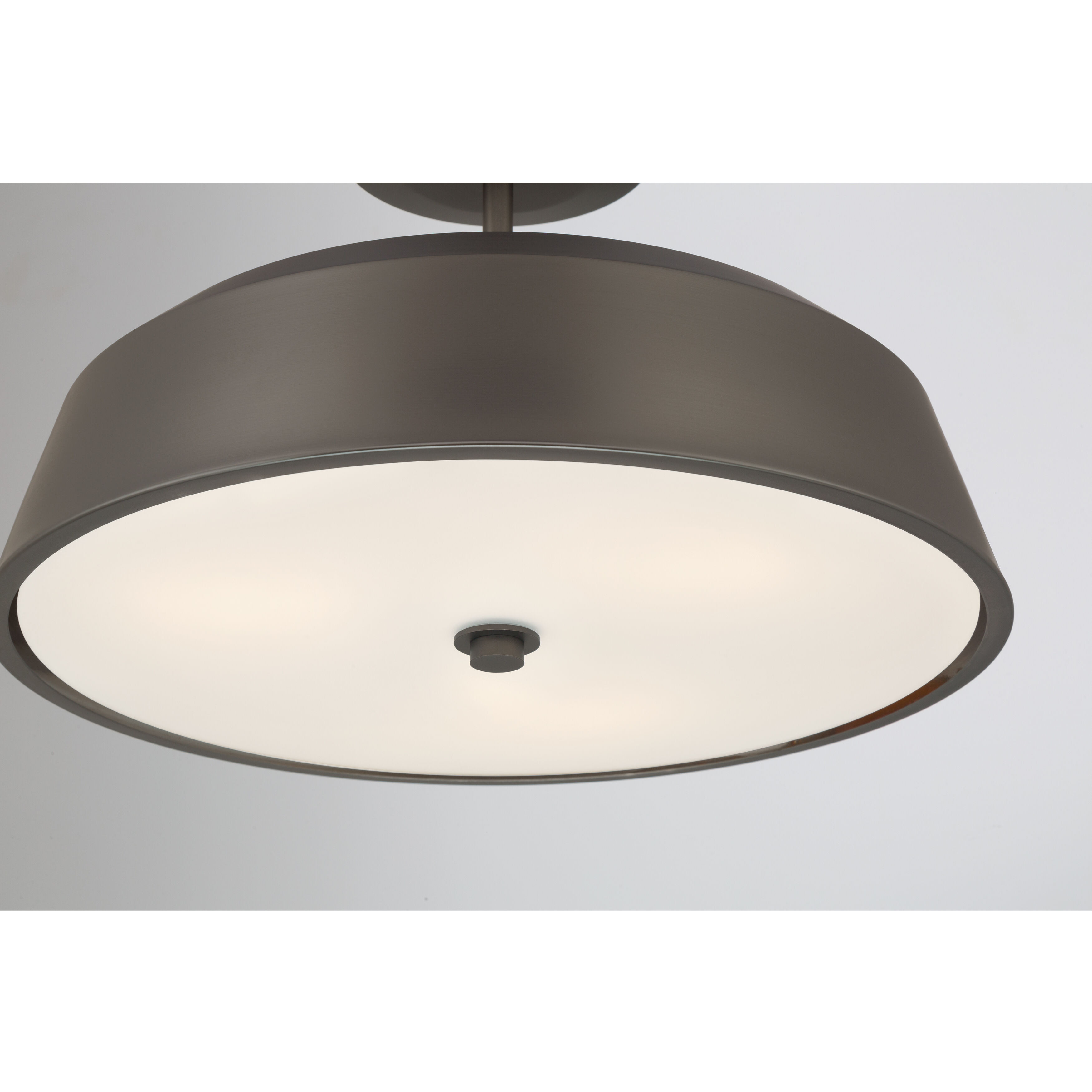 Trellwyn 3 Light 15 inch Plated Dark Bronze Semi-Flush Mount Ceiling Light