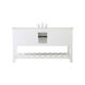 Clement 60 X 22 X 34.13 inch White Bathroom Vanity Cabinet