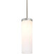 Friz 1 Light Satin Nickel Pendant Ceiling Light