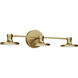 Alora Mood Issa LED 20.5 inch Brushed Gold Vanity Light Wall Light