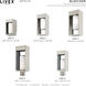 Bleecker 1 Light 9 inch Brushed Nickel Outdoor Wall Lantern