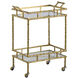 Twig Brass Antique Bar Cart