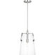 Drew & Jonathan Crofton 1 Light 10.25 inch Brushed Nickel Pendant Ceiling Light, Medium