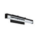 Cardito LED 27.56 inch Matte Black Bath Vanity Wall Light