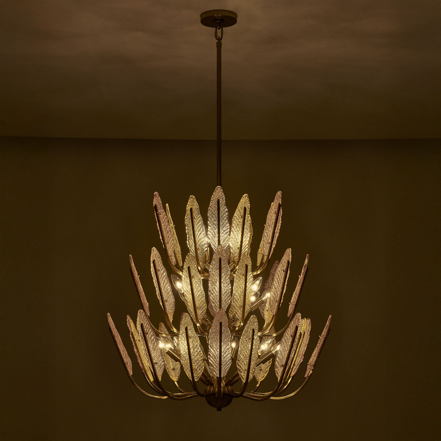 Autumna 22 Light 29.5 inch Brushed Champagne Gold Chandelier Ceiling Light