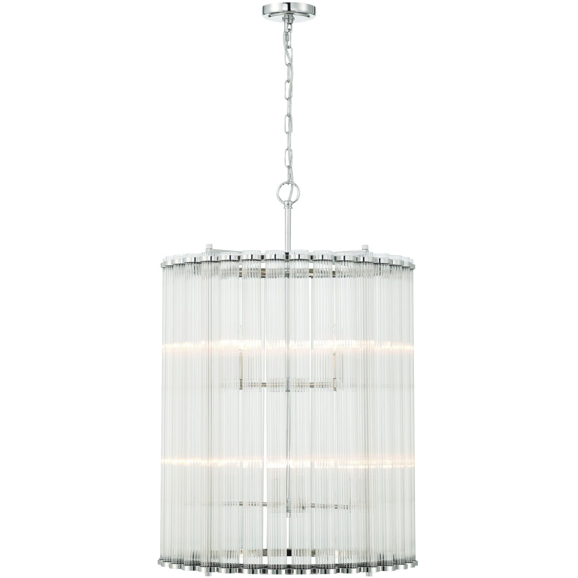 Glasbury 8 Light 22.00 inch Chandelier