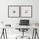 Slate Piano Blue and Gray and White Framed Art, Propac