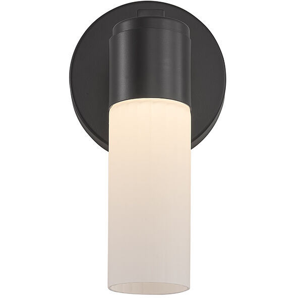 Fusion Collection - Cellini Family 4.5 inch Matte Black ADA Wall Sconce Wall Light, EVOLV