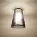 Dion 1 Light 6.13 inch Bronze Flush Mount Ceiling Light