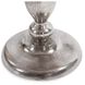 Carter 23 X 18 inch Nickel/Black/White Martini Table