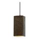 Radiance Collection 1 Light 5.5 inch Dark Bronze and Hammered Brass and Black Pendant Ceiling Light