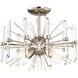 Eris 4 Light 16 inch Polished Nickel Semi Flush Light Ceiling Light