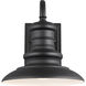 Redding Station 1 Light 9.63 inch Textured Black Outdoor Wall Lantern, Small