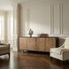 Ra 76 X 20 inch Hand Rubbed Black with Teak Sideboard