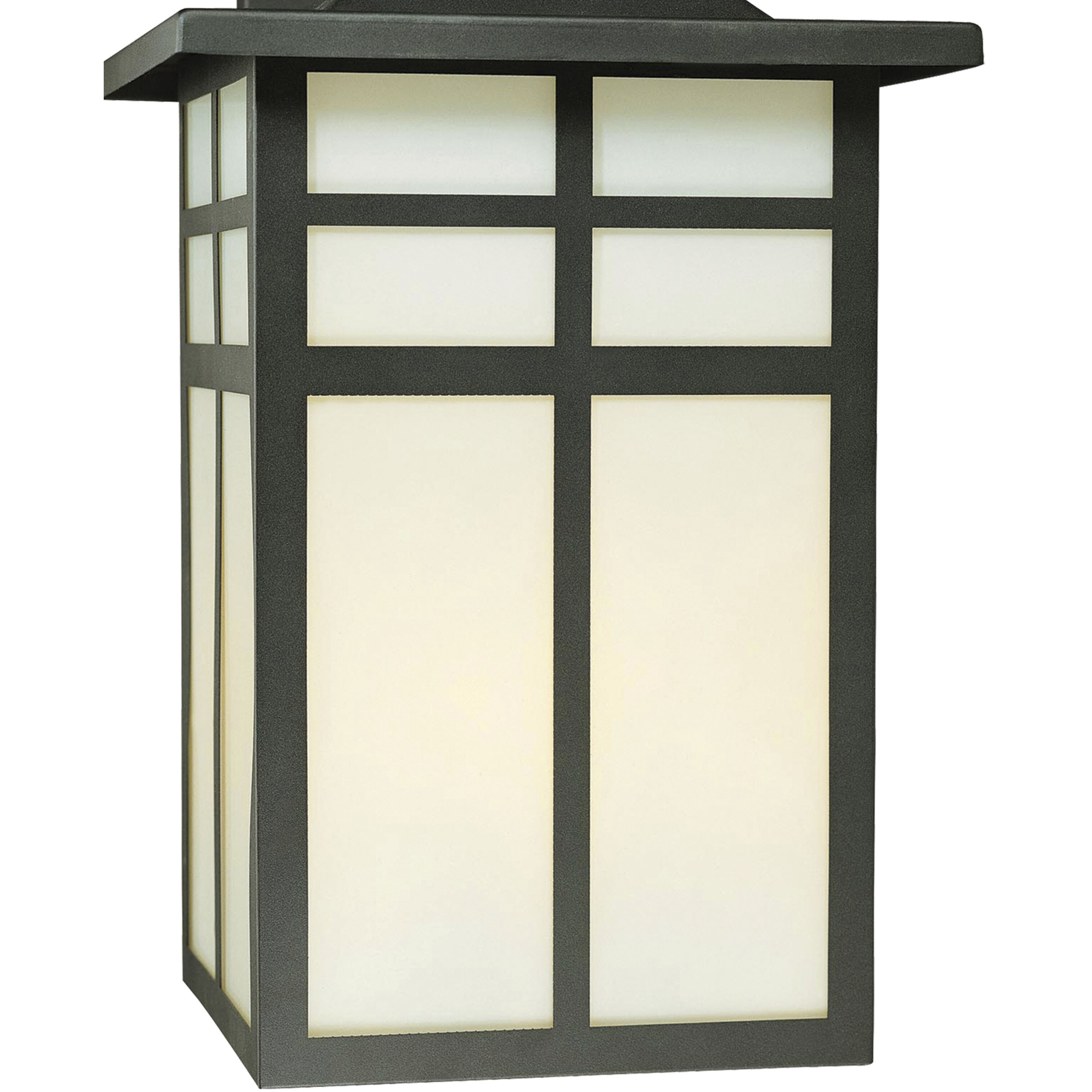 Mission 3 Light 19 inch Black Outdoor Wall Sconce
