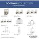 Goodwin 4 Light 14 inch Brushed Nickel Foyer Light Ceiling Light