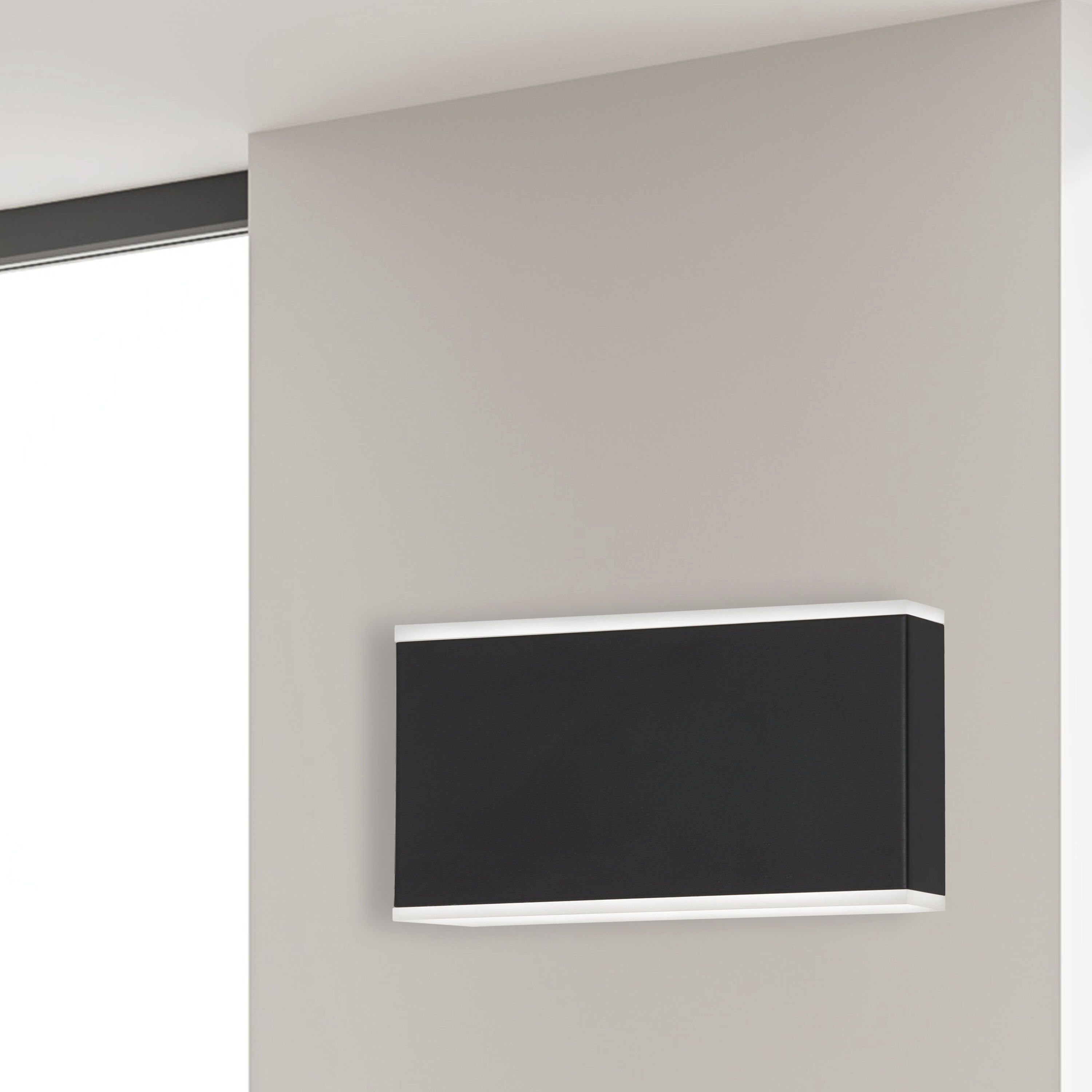 Emery LED 10 inch Matte Black Decorative Wall Sconce Wall Light