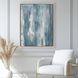 Blue Echo Blue and Turquoise Canvas, The Studio
