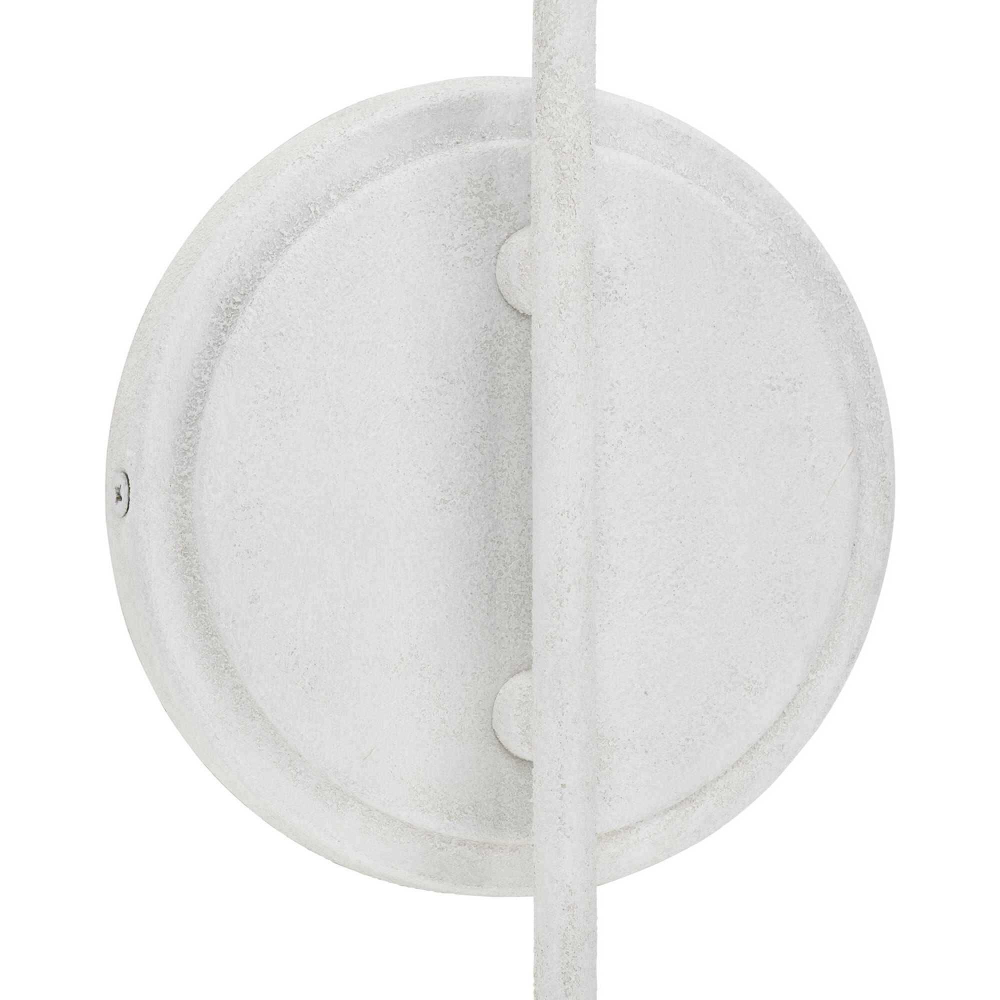 Pinellas 1 Light 5.12 inch White Plaster Wall Bracket Wall Light, Design Series