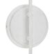 Pinellas 1 Light 5.12 inch White Plaster Wall Bracket Wall Light, Design Series