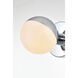 Majesty 1 Light 5 inch Chrome Bath Sconce Wall Light
