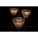 Carnegie 8 Light 28 inch Black Chandelier Ceiling Light, Large